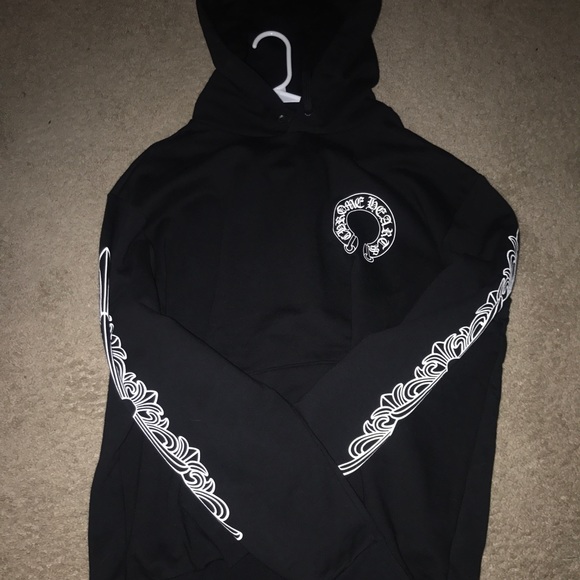 chrome hearts black hoodie